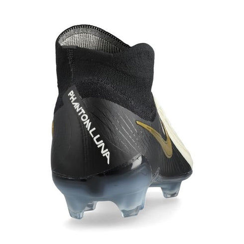 Nike Phantom Luna II Elite FG Mad Ready - White/Black/Metallic Gold Coin