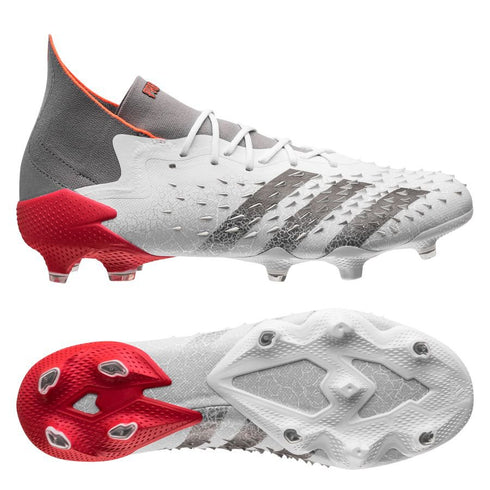 Adidas Predator Freak .1 FG WhiteSpark - Footwear White/Iron Metal/Solar Red