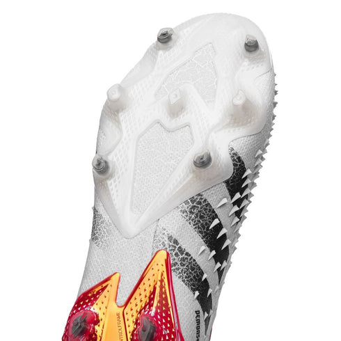 Adidas Predator Freak + FG WhiteSpark - Footwear White/Iron Metal/Solar Red
