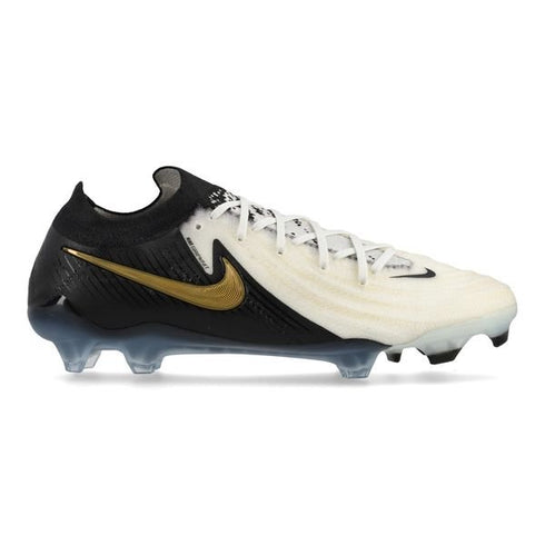 Nike Phantom GX II Elite FG Mad Ready - White/Black/Metallic Gold Coin