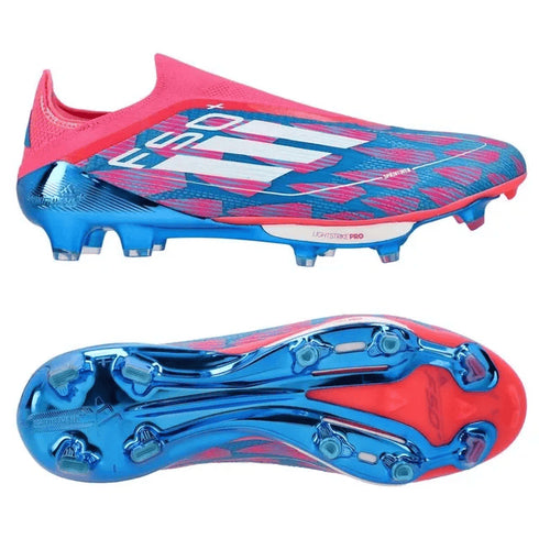 Adidas F50 + FG Reemergence - Solar Blue/Footwear White/Solar Pink