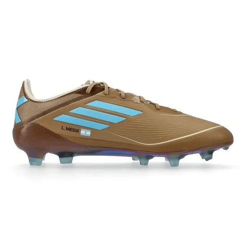 Adidas F50 Messi X Bad Bunny Elite FG - Cardboard/Cream White/Bright Cyan LIMITED EDITION