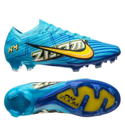 Nike Air Zoom Mercurial Vapor 15 Elite FG Mbappé Personal Edition - Baltic Blue/White
