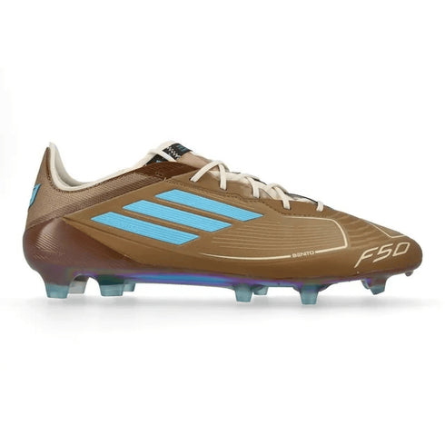 Adidas F50 Messi X Bad Bunny Elite FG - Cardboard/Cream White/Bright Cyan LIMITED EDITION