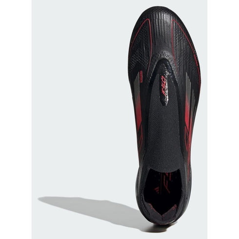 Adidas F50 Elite Laceless FG Stealth Victory - Core Black/Iron Metal/Lucid Red