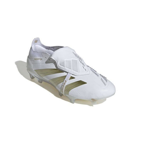Adidas Predator Elite Fold-over Tongue FG Day Spark - Footwear White/Gold Metallic/Footwear White