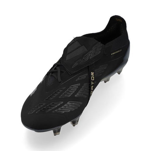 Adidas Predator Elite Fold-over Tongue FG Dark Spark - Core Black/Carbon/Gold Metallic
