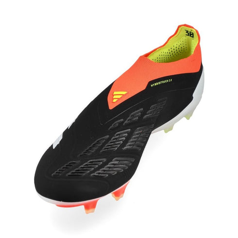 Adidas Predator Elite Laceless FG Solar Energy - Core Black/Footwear White/Solar Red