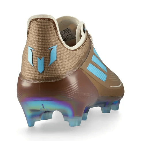 Adidas F50 Messi X Bad Bunny Elite FG - Cardboard/Cream White/Bright Cyan LIMITED EDITION