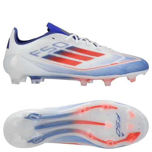 Adidas F50 Elite FG Advancement - Footwear White/Solar Red/Lucid Blue