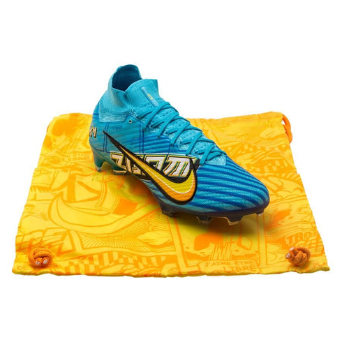 Nike Air Zoom Mercurial Superfly Elite 9 FG Mbappé Personal Edition - Baltic Blue/White