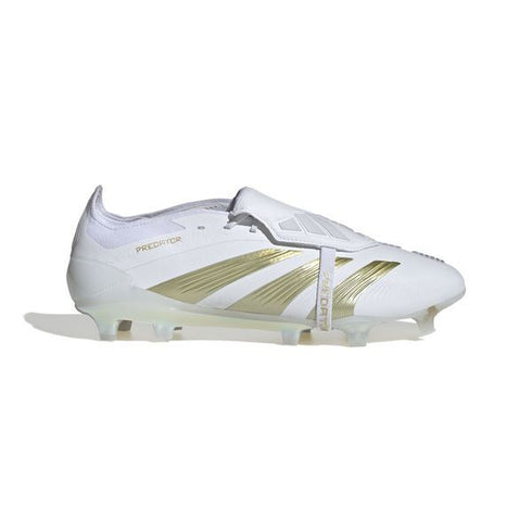 Adidas Predator Elite Fold-over Tongue FG Day Spark - Footwear White/Gold Metallic/Footwear White