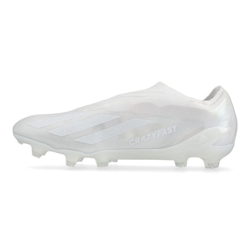 Adidas X Crazyfast .1 Laceless FG Pearlized - Footwear White