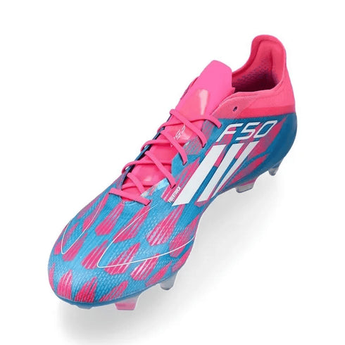 Adidas F50 Elite FG Reemergence - Solar Blue/Footwear White/Solar Pink