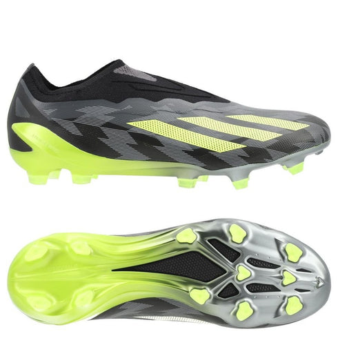 Adidas X Crazyfast .1 Laceless FG Crazycharged - Core Black/Solar Yellow/Grey Five LIMITED EDITION
