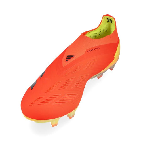 Adidas Predator Elite Laceless FG Predstrike - Solar Red/Core Black/Solar Yellow LIMITED EDITION