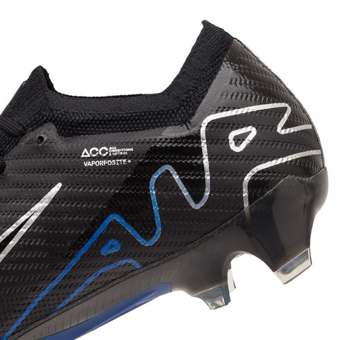 Nike Air Zoom Mercurial Vapor 15 Elite FG Shadow - Black/Chrome/Hyper Royal