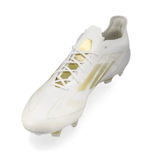 Adidas F50 Elite FG Day Spark - Footwear White/Gold Metallic/Footwear White