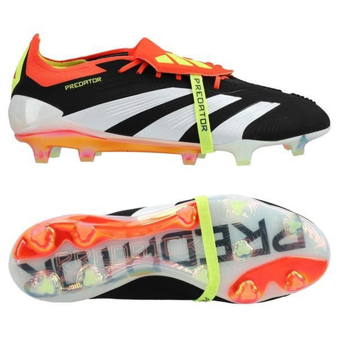 Adidas Predator Elite Fold-over Tongue FG Solar Energy - Core Black/Footwear White/Solar Red