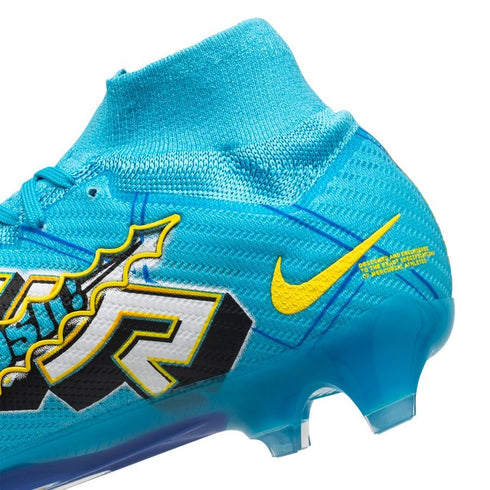 Nike Air Zoom Mercurial Superfly Elite 9 FG Mbappé Personal Edition - Baltic Blue/White