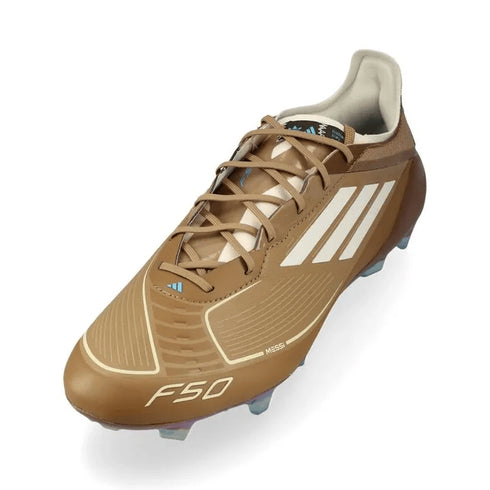 Adidas F50 Messi X Bad Bunny Elite FG - Cardboard/Cream White/Bright Cyan LIMITED EDITION