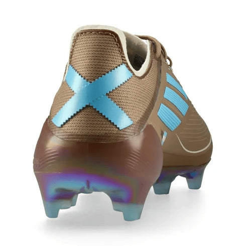 Adidas F50 Messi X Bad Bunny Elite FG - Cardboard/Cream White/Bright Cyan LIMITED EDITION
