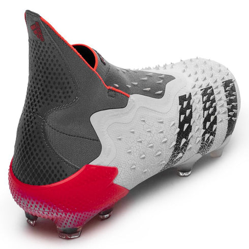 Adidas Predator Freak + FG WhiteSpark - Footwear White/Iron Metal/Solar Red