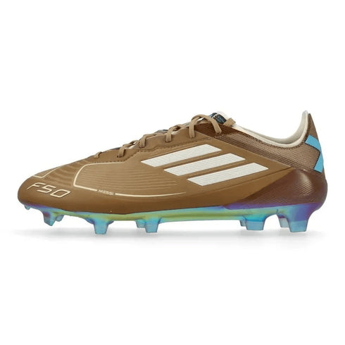 Adidas F50 Messi X Bad Bunny Elite FG - Cardboard/Cream White/Bright Cyan LIMITED EDITION
