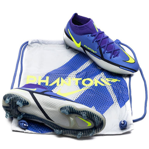 Nike Phantom GT 2 Elite DF FG Recharge - Sapphire/Volt/Grey Fog/Blue Void