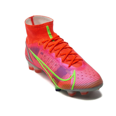 Nike Mercurial Superfly 8 Elite FG Spectrum - Bright Crimson/Metallic Silver
