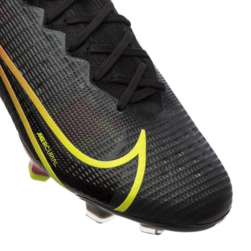 Nike Mercurial Superfly 8 Elite FG Black x Prism - Black/Cyber Yellow/Off Noir