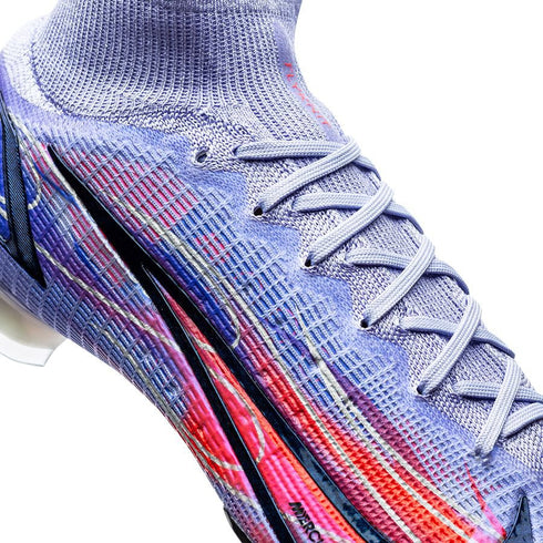 Nike Mercurial Superfly 8 Elite FG KM Flames – Light Thistle/Metallic Silver
