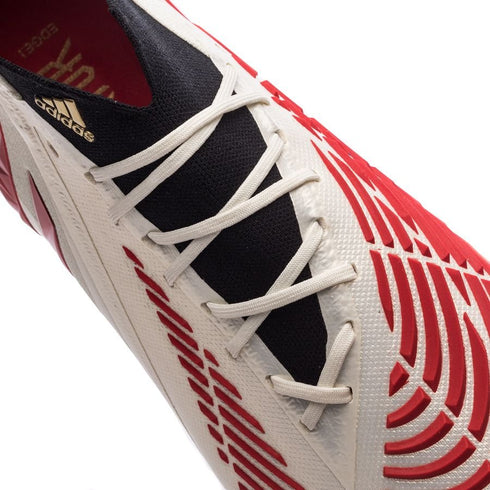 Adidas Predator Edge .1 FG Showdown - Off White/Vivid Red/Gold Metallic