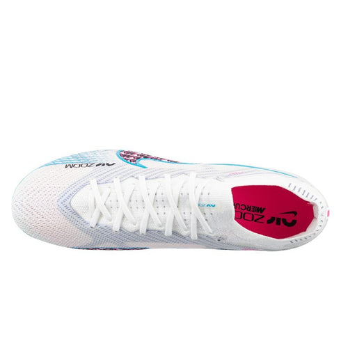 Nike Air Zoom Mercurial Vapor 15 Elite FG Blast - White/Baltic Blue/Pink Blast/Indigo Haze