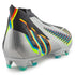 Adidas Predator Edge + FG Beyond Fast - Silver Metallic/Core Black/Solar Green