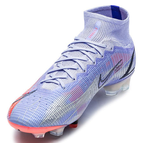 Nike Mercurial Superfly 8 Elite FG KM Flames – Light Thistle/Metallic Silver