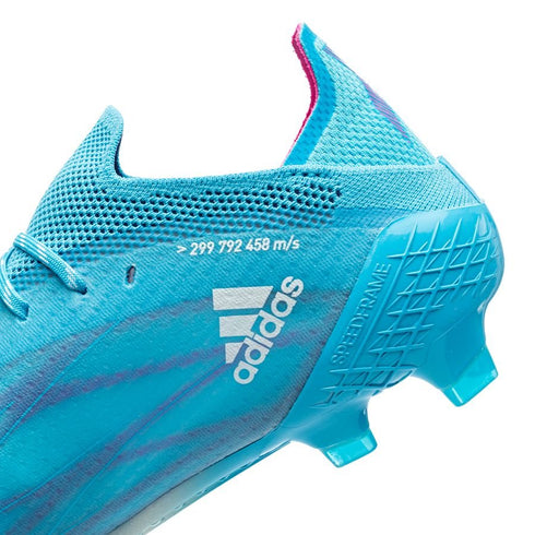 Adidas X Speedflow .1 FG Sapphire Edge - Sky Rush/Shock Pink/Footwear White