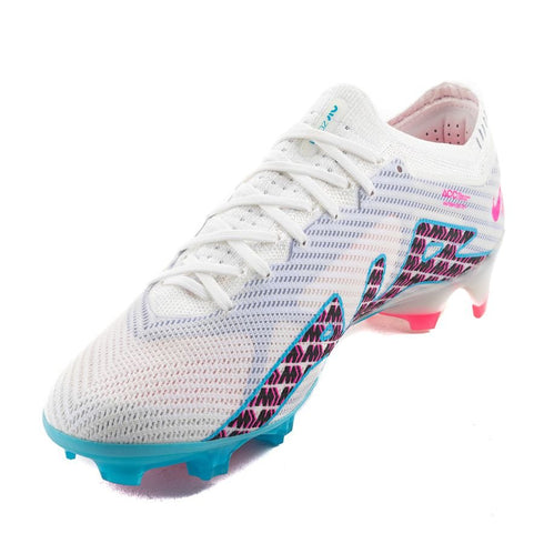 Nike Air Zoom Mercurial Vapor 15 Elite FG Blast - White/Baltic Blue/Pink Blast/Indigo Haze