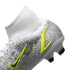 Nike Mercurial Superfly 8 Elite FG Silver Safari - White/Black/Metallic Silver/Volt