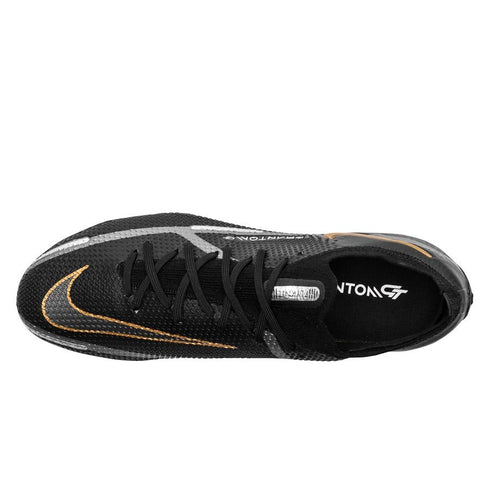 Nike Phantom GT 2 Elite FG Shadow - Black/Metallic Dark Grey/Metallic Gold
