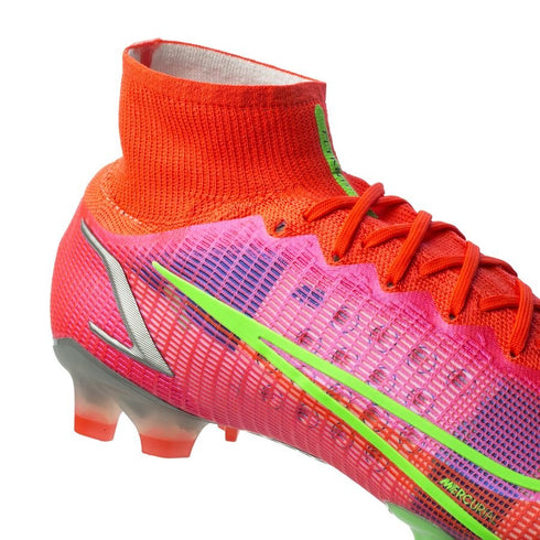 Nike Mercurial Superfly 8 Elite FG Spectrum - Bright Crimson/Metallic Silver