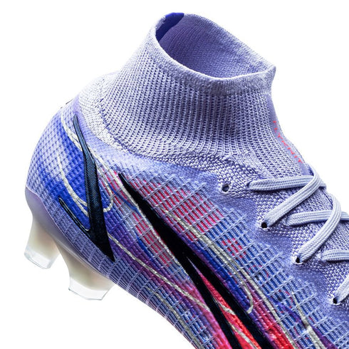 Nike Mercurial Superfly 8 Elite FG KM Flames – Light Thistle/Metallic Silver