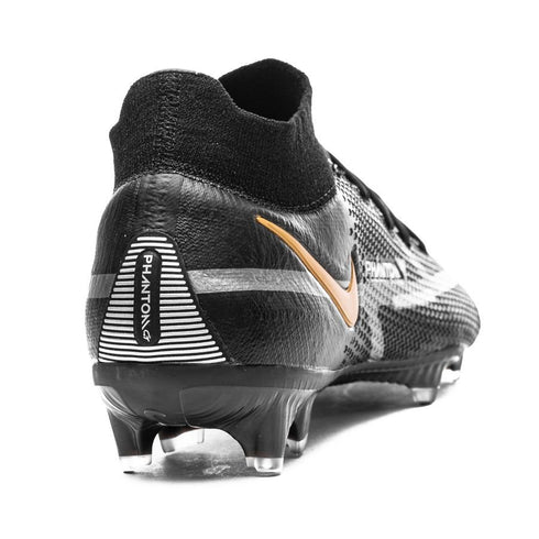 Nike Phantom GT 2 Elite DF FG Shadow - Black/Metallic Dark Grey/Metallic Gold