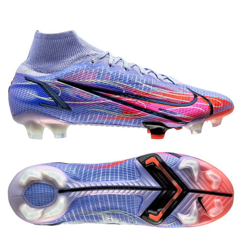 Nike Mercurial Superfly 8 Elite FG KM Flames – Light Thistle/Metallic Silver
