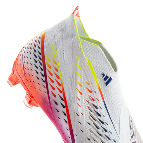Adidas Predator Edge + FG Al Rihla - Footwear White/Solar Yellow/Power Blue