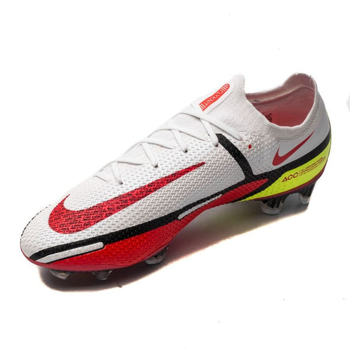 Nike Phantom GT 2 Elite FG Motivation - White/Bright Crimson/Volt/Black