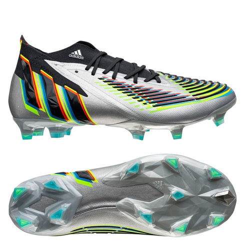 Adidas Predator Edge .1 FG Beyond Fast - Silver Metallic/Core Black/Solar Green