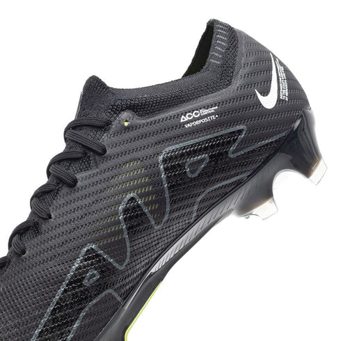 Nike Air Zoom Mercurial Vapor 15 Elite FG - Black/Dark Smoke Grey/Summit White/Volt