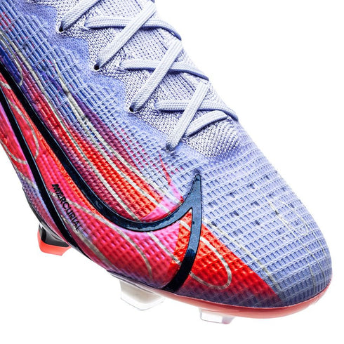 Nike Mercurial Superfly 8 Elite FG KM Flames – Light Thistle/Metallic Silver