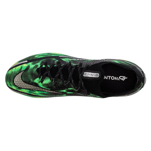Nike Phantom GT 2 Elite FG Shockwave - Black/Metallic Platinum/Green Strike